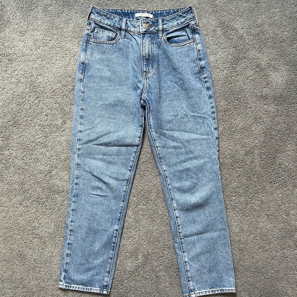 PacSun Light Blue Straight Leg Jeans SHORT